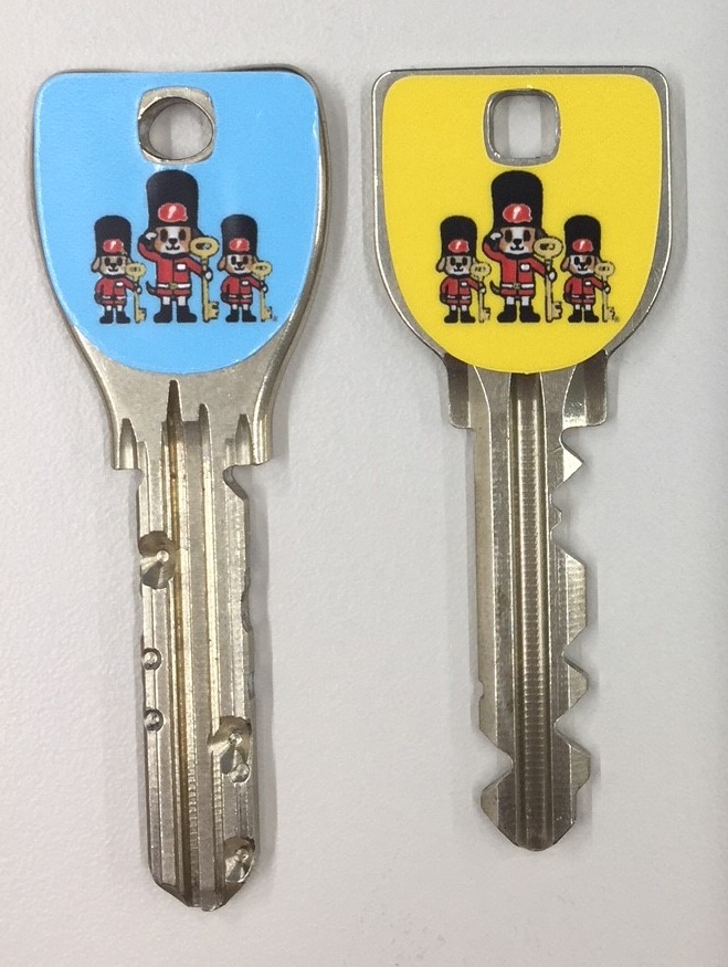 キーナンバーを隠す「カギQトリオKEYステッカー」
